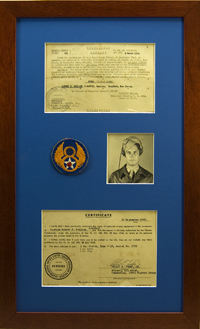 3 Opening WWII Photos, Documents and Patch. $142.95 as configured.