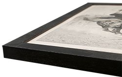 Framed 1890 Remington Woodblock print 