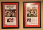 Boston RedSox World Series Newspaper Frames 