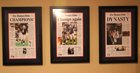 New England Patriots Championship Newspaper Frames